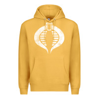 Mustard vintage cobra symbol Premium Hoodie - artisFamous