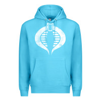 Ocean Blue vintage cobra symbol Premium Hoodie - artisFamous