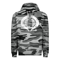 Slate Camo vintage cobra symbol Premium Hoodie - artisFamous