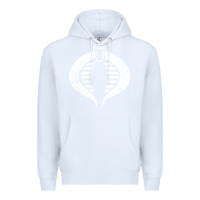 White vintage cobra symbol Premium Hoodie - artisFamous