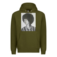 Army Green angela davis speaking Premium Hoodie - artisFamous