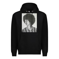 Black angela davis speaking Premium Hoodie - artisFamous