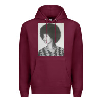 Burgundy angela davis speaking Premium Hoodie - artisFamous