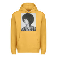 Mustard angela davis speaking Premium Hoodie - artisFamous