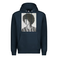 Navy angela davis speaking Premium Hoodie - artisFamous