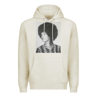 Oatmeal Heather angela davis speaking Premium Hoodie - artisFamous