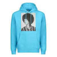 Ocean Blue angela davis speaking Premium Hoodie - artisFamous