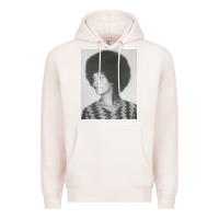 Pale Pink angela davis speaking Premium Hoodie - artisFamous