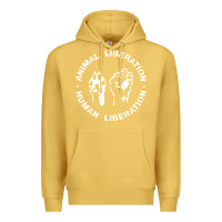 Antique Gold animal liberation Premium Hoodie - artisFamous