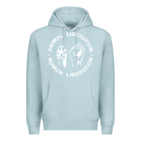 Blue Mist animal liberation Premium Hoodie - artisFamous