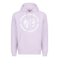 Lilac animal liberation Premium Hoodie - artisFamous