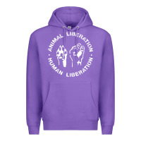 Purple animal liberation Premium Hoodie - artisFamous