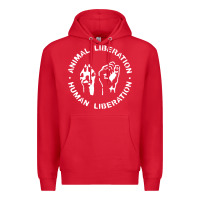 Red animal liberation Premium Hoodie - artisFamous