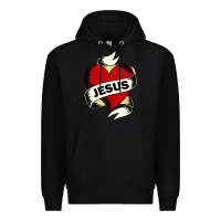 Black jesus love Premium Hoodie - artisFamous