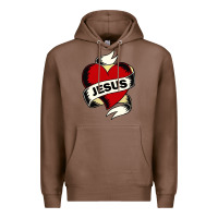 Chestnut jesus love Premium Hoodie - artisFamous