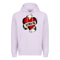 Lilac jesus love Premium Hoodie - artisFamous