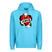 Jesus Love Premium Hoodie | Teevron