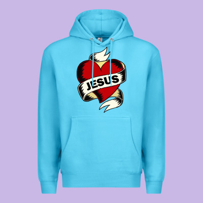 Jesus Love Premium Hoodie Designed By Artisfamous