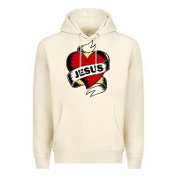 Sandshell jesus love Premium Hoodie - artisFamous