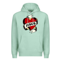 Seafoam jesus love Premium Hoodie - artisFamous