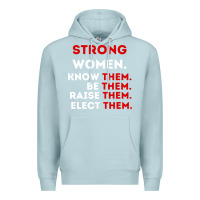 Blue Mist strong women know them be them Premium Hoodie - artisFamous