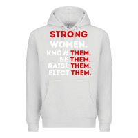 Dove Grey strong women know them be them Premium Hoodie - artisFamous
