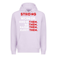Lilac strong women know them be them Premium Hoodie - artisFamous