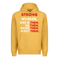 Mustard strong women know them be them Premium Hoodie - artisFamous