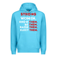 Ocean Blue strong women know them be them Premium Hoodie - artisFamous