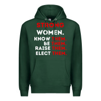 Sports Green strong women know them be them Premium Hoodie - artisFamous
