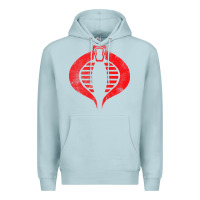 Blue Mist vintage cobra symbol Premium Hoodie - artisFamous