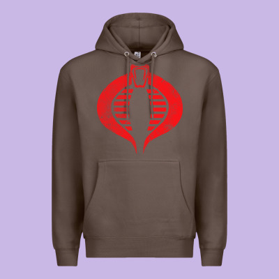 Vintage Cobra Symbol Premium Hoodie Designed By Artisfamous