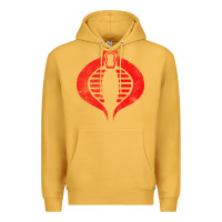 Mustard vintage cobra symbol Premium Hoodie - artisFamous