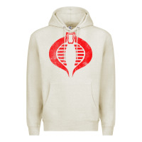 Oatmeal Heather vintage cobra symbol Premium Hoodie - artisFamous