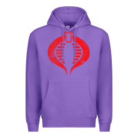 Purple vintage cobra symbol Premium Hoodie - artisFamous
