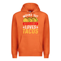 Carrot tacos work out gym gift classic Premium Hoodie - artisFamous