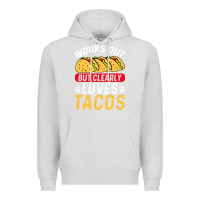 Dove Grey tacos work out gym gift classic Premium Hoodie - artisFamous
