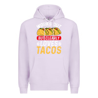 Lilac tacos work out gym gift classic Premium Hoodie - artisFamous