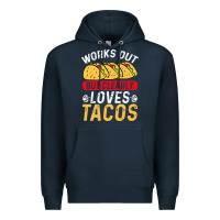 Navy tacos work out gym gift classic Premium Hoodie - artisFamous