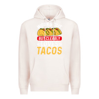 Pale Pink tacos work out gym gift classic Premium Hoodie - artisFamous