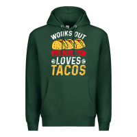 Sports Green tacos work out gym gift classic Premium Hoodie - artisFamous