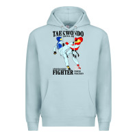 Blue Mist taekwondo sport art Premium Hoodie - artisFamous