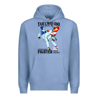 Colony Blue taekwondo sport art Premium Hoodie - artisFamous