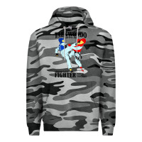 Slate Camo taekwondo sport art Premium Hoodie - artisFamous