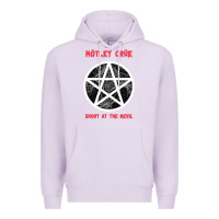 Lilac shout at the devil Premium Hoodie - artisFamous