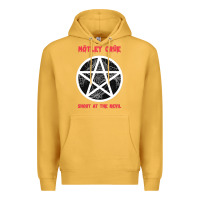 Mustard shout at the devil Premium Hoodie - artisFamous