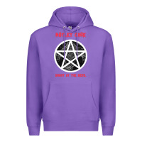 Purple shout at the devil Premium Hoodie - artisFamous