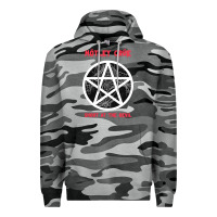 Slate Camo shout at the devil Premium Hoodie - artisFamous