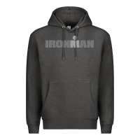 Charcoal Heather Ironman Premium Hoodie - artisFamous