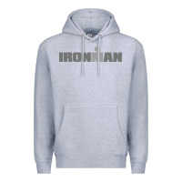 Heather Grey Ironman Premium Hoodie - artisFamous